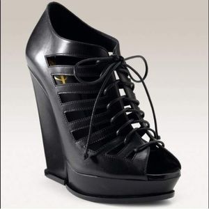 NEW YSL Hortense Sandal Wedges